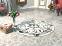 Панно из керамогранита и камня